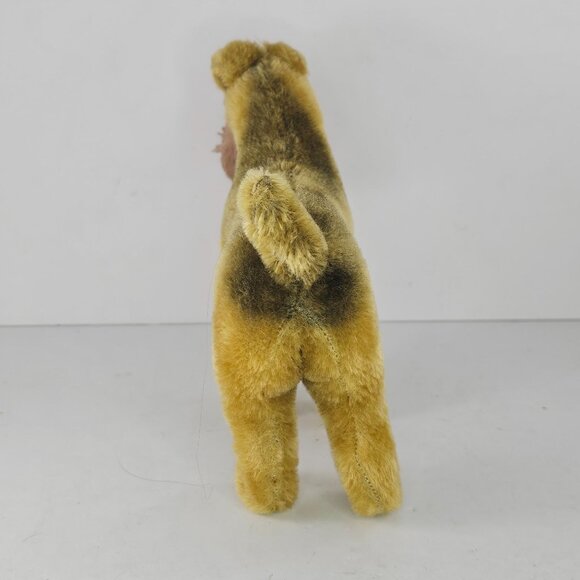 Vintage Mid-Century Steiff Hermann Airedale Terrier Dog Plush Mohair - Picture 5 of 9